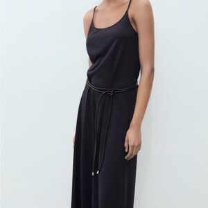 MANGO Navy Jumpsuit